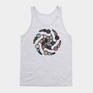 Mandala with Earth Tones Tank Top